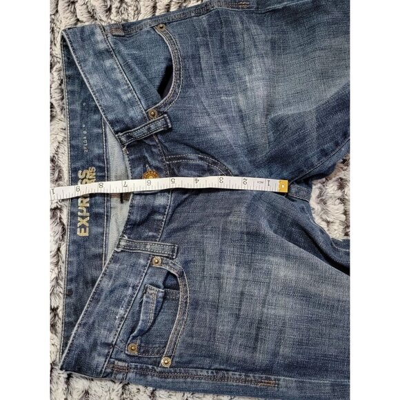 Express Zelda Barely Boot Jeans SZ 0R - Picture 6 of 9